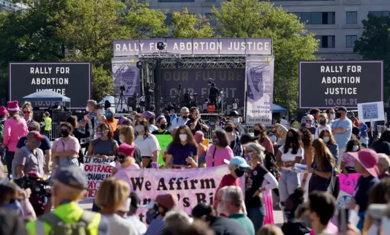 Thousands of women set to rally for abortion rights in Washington, DC